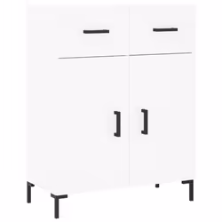 Credenza Bianca 69,5x34x90 cm in Legno Multistratocod mxl 127566 - Vista aggiuntiva 2