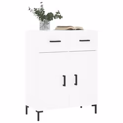 Credenza Bianca 69,5x34x90 cm in Legno Multistratocod mxl 127566 - Vista aggiuntiva 3