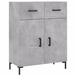 Credenza Grigio Cemento 69,5x34x90 cm in Legno Multistratocod mxl 79961 - Vista aggiuntiva 2