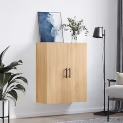 vidaXL Mobile a Parete Rovere Sonoma 69,5x34x90 cm - Vista aggiuntiva 3