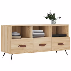 Mobile Porta TV Rovere Sonoma 102x36x50 cm in Legno Multistratocod mxl 104308 - Vista aggiuntiva 3