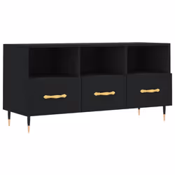 Mobile Porta TV Nero 102x36x50 cm in Legno Multistratocod mxl 103040 - Vista aggiuntiva 2