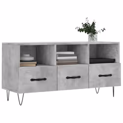 Mobile Porta TV Grigio Cemento 102x36x50 cm Legno Multistratocod mxl 103942 - Vista aggiuntiva 3