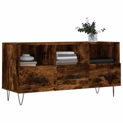Mobile Porta TV Rovere Fumo 102x36x50 cm in Legno Multistratocod mxl 80940 - Vista aggiuntiva 3