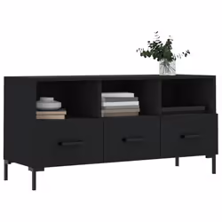 Mobile Porta TV Nero 102x36x50 cm in Legno Multistratocod mxl 127046 - Vista aggiuntiva 3