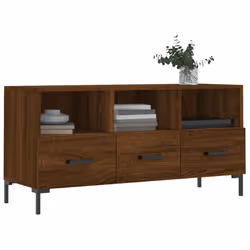 vidaXL Mobile TV Rovere Marrone 102x36x50 cm in Legno Multistrato - Vista aggiuntiva 3