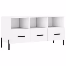 Mobile Porta TV Bianco 102x36x50 cm in Legno Multistratocod mxl 79623 - Vista aggiuntiva 2