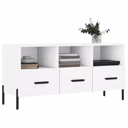 Mobile Porta TV Bianco 102x36x50 cm in Legno Multistratocod mxl 79623 - Vista aggiuntiva 3