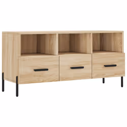 Mobile Porta TV Rovere Sonoma 102x36x50 cm in Legno Multistratocod mxl 104454 - Vista aggiuntiva 2