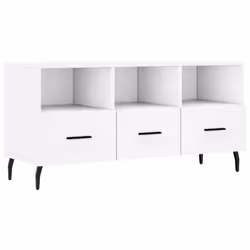 Mobile Porta TV Bianco 102x36x50 cm in Legno Multistratocod mxl 79417 - Vista aggiuntiva 2