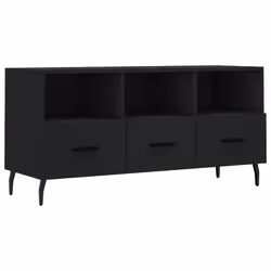 Mobile Porta TV Nero 102x36x50 cm in Legno Multistratocod mxl 103057 - Vista aggiuntiva 2