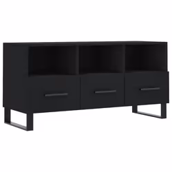 Mobile Porta TV Nero 102x36x50 cm in Legno Multistratocod mxl 127105 - Vista aggiuntiva 2