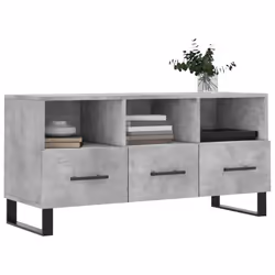 Mobile Porta TV Grigio Cemento 102x36x50 cm Legno Multistratocod mxl 103978 - Vista aggiuntiva 3