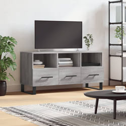 Mobile tv, Armadietti a per tv Grigio Sonoma 102x36x50 cm in Legno Multistrato Vidaxl