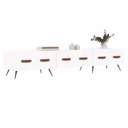 Mobile Porta TV Bianco 150x36x30 cm in Legno Multistratocod mxl 126841 - Vista aggiuntiva 3
