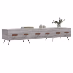 Mobile Porta TV Grigio Sonoma 150x36x30 cm in Legno Multistratocod mxl 129295 - Vista aggiuntiva 3