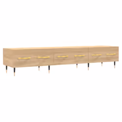 Mobile Porta TV Rovere Sonoma 150x36x30 cm in Legno Multistratocod mxl 104464 - Vista aggiuntiva 2