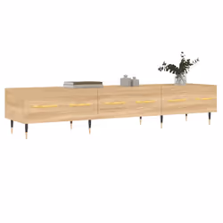 Mobile Porta TV Rovere Sonoma 150x36x30 cm in Legno Multistratocod mxl 104464 - Vista aggiuntiva 3