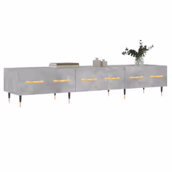 Mobile Porta TV Grigio Cemento 150x36x30 cm Legno Multistratocod mxl 80045 - Vista aggiuntiva 3