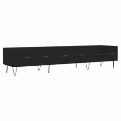 Mobile Porta TV Nero 150x36x30 cm in Legno Multistratocod mxl 103149 - Vista aggiuntiva 2