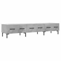 Mobile Porta TV Grigio Cemento 150x36x30 cm Legno Multistratocod mxl 90034 - Vista aggiuntiva 2