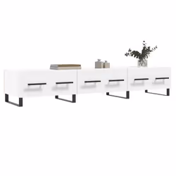 Mobile Porta TV Bianco 150x36x30 cm in Legno Multistratocod mxl 127591 - Vista aggiuntiva 3