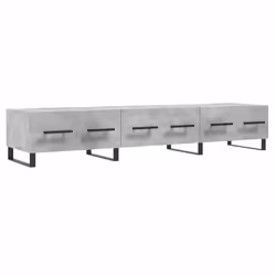 Mobile Porta TV Grigio Cemento 150x36x30 cm Legno Multistratocod mxl 80065 - Vista aggiuntiva 2
