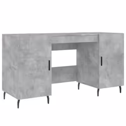 Scrivania Grigio Cemento 140x50x75 cm in Legno Multistratocod mxl 103998 - Vista aggiuntiva 2