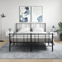 Vidaxl - Comodini a Muro 2 pz Bianco Lucido 35x35x20 cm