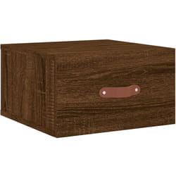 Vidaxl - Comodino a Muro Rovere Marrone 35x35x20 cm