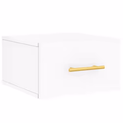 Comodino a Muro Bianco 35x35x20 cmcod mxl 104071 - Vista aggiuntiva 2