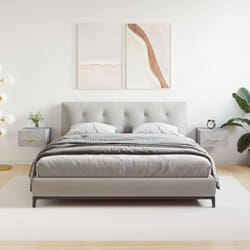 Vidaxl - Comodini a Muro 2 pz Grigio Cemento 35x35x20 cm