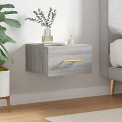 Vidaxl - Comodino a Muro Grigio Sonoma 35x35x20 cm