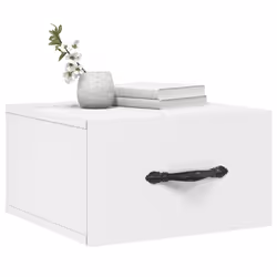 VidaXL 829804 comodino Bianco - Vista aggiuntiva 3