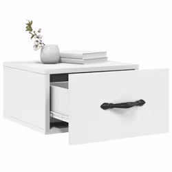 VidaXL 829804 comodino Bianco - Vista aggiuntiva 4