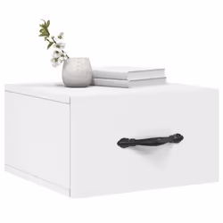Comodini a Muro 2 pz Bianchi 35x35x20 cmcod mxl 97358 - Vista aggiuntiva 3