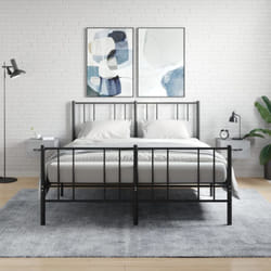 Vidaxl - Set 2 Comodini da Camera da Letto, Tavolini da notte a Muro Grigio Cemento 35x35x20 cm