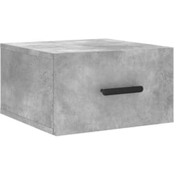 Vidaxl - Comodino a Muro Grigio Cemento 35x35x20 cm