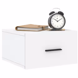 vidaXL Comodino a Muro Bianco 35x35x20 cm - Vista aggiuntiva 3