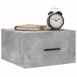 Comodini a Muro 2 pz Grigio Cemento 35x35x20 cmcod mxl 127777 - Vista aggiuntiva 3