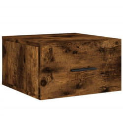 Comodino a Muro Rovere Fumo 35x35x20 cm vidaXL