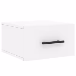 vidaXL Comodino a Muro Bianco 35x35x20 cm - Vista aggiuntiva 2