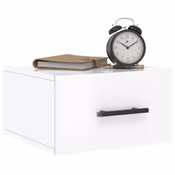Comodini a Muro 2 pz Bianco Lucido 35x35x20 cmcod mxl 79807 - Vista aggiuntiva 3
