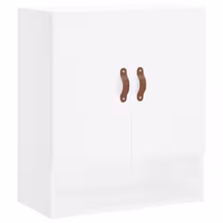 vidaXL Armadietto a Muro Bianco 60x31x70 cm in Legno Multistrato - Vista aggiuntiva 2