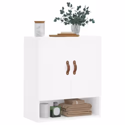 vidaXL Armadietto a Muro Bianco 60x31x70 cm in Legno Multistrato - Vista aggiuntiva 3