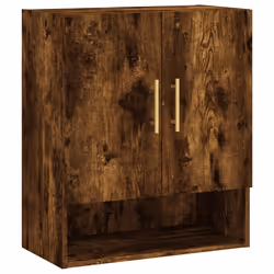 vidaXL Armadietto a Muro Rovere Fumo 60x31x70 cm in Legno Multistrato - Vista aggiuntiva 2
