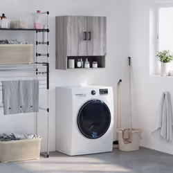 Questo armadietto pensile è pensato per essere un'estensione sia decorativa che pratica del vostro arredamento. Materiale res ...