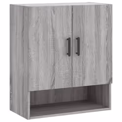 Armadietto a Muro Grigio Sonoma 60x31x70cm in Legno Multistratocod mxl 82079 - Vista aggiuntiva 2