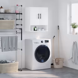 Questo armadietto pensile è pensato per essere un'estensione sia decorativa che pratica del vostro arredamento. Materiale res ...