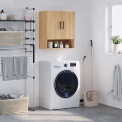 Questo armadietto pensile è pensato per essere un'estensione sia decorativa che pratica del vostro arredamento. Materiale res ...